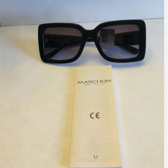 MCM MCM711S 002 54 - 19 Jet Black Sunglasses NWT $215 main image 3